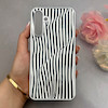 قاب گوشی Galaxy A16 سامسونگ اورجینال یونیک کیس لاکچری رزینی راه راه دخترونه سیلور کد 157890