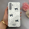 قاب گوشی Galaxy A16 سامسونگ اورجینال یونیک کیس لاکچری رزینی پاپیونی دخترونه سیلور کد 157891