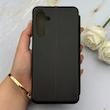 کیف مگنتی گوشی Galaxy A16 سامسونگ طرح چرم کتابی مشکی کد 158951