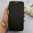 کیف مگنتی گوشی Galaxy S23 FE سامسونگ طرح چرم کتابی مشکی کد 158963