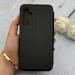 کیف مگنتی گوشی Galaxy S23 FE سامسونگ طرح چرم کتابی مشکی کد 158963