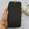 کیف مگنتی گوشی Galaxy S25 FE سامسونگ طرح چرم کتابی مشکی کد 158964