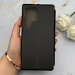 کیف مگنتی گوشی Galaxy S25 Ultra سامسونگ طرح چرم کتابی مشکی کد 158965