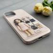 قاب گوشی iPhone 13 - iPhone 14 آیفون طلقی اورجینال هارد PC فانتزی طرح دخترونه کد 161690