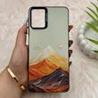 قاب گوشی Galaxy A06 سامسونگ So CooL سوکول اورجینال فانتزی دکمه کرومی طرح Golden Mountain کد E5-161362