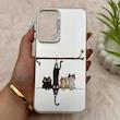 قاب گوشی Galaxy A16 سامسونگ So CooL سوکول اورجینال فانتزی دکمه کرومی طرح گربه کد E5-161379