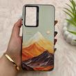 قاب گوشی Galaxy A17 سامسونگ So CooL سوکول اورجینال فانتزی دکمه کرومی طرح Golden Mountain کد E5-161387