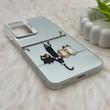 قاب گوشی Galaxy A17 سامسونگ So CooL سوکول اورجینال فانتزی دکمه کرومی طرح گربه کد E5-161389