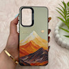 قاب گوشی Galaxy A36 سامسونگ So CooL سوکول اورجینال فانتزی دکمه کرومی طرح Golden Mountain کد E5-161406