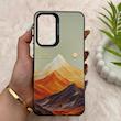قاب گوشی Galaxy A36 سامسونگ So CooL سوکول اورجینال فانتزی دکمه کرومی طرح Golden Mountain کد E5-161406