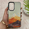 قاب گوشی Galaxy A37 سامسونگ So CooL سوکول اورجینال فانتزی دکمه کرومی طرح Golden Mountain کد E5-161408
