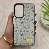 قاب گوشی Galaxy A37 سامسونگ So CooL سوکول اورجینال فانتزی دکمه کرومی طرح پروانه کد E5-161412