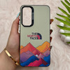 قاب گوشی Galaxy A55 سامسونگ So CooL سوکول اورجینال فانتزی دکمه کرومی طرح The North Face کد E5-161430