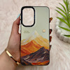 قاب گوشی Galaxy A57 سامسونگ So CooL سوکول اورجینال فانتزی دکمه کرومی طرح Golden Mountain کد E5-161452