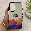 قاب گوشی Galaxy A57 سامسونگ So CooL سوکول اورجینال فانتزی دکمه کرومی طرح The North Face کد E5-161454