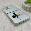 قاب گوشی Galaxy A12 - M12 سامسونگ So CooL سوکول اورجینال فانتزی دکمه کرومی طرح گربه کد E5-161469