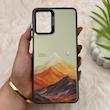 قاب گوشی Galaxy A12 - M12 سامسونگ So CooL سوکول اورجینال فانتزی دکمه کرومی طرح Golden Mountain کد E5-161472