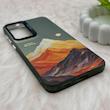 قاب گوشی Galaxy S25 FE سامسونگ So CooL سوکول اورجینال فانتزی دکمه کرومی طرح Golden Mountain کد 161512