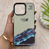 قاب گوشی iPhone 16 Pro Max آیفون So CooL سوکول اورجینال فانتزی دکمه کرومی طرح The North Face کد 161556
