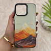 قاب گوشی iPhone 16 Pro Max آیفون So CooL سوکول اورجینال فانتزی دکمه کرومی طرح Golden Mountain کد 161557
