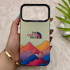 قاب گوشی iPhone 17 Pro Max آیفون So CooL سوکول اورجینال فانتزی دکمه کرومی طرح The North Face کد E5-161559