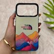 قاب گوشی iPhone 17 Pro Max آیفون So CooL سوکول اورجینال فانتزی دکمه کرومی طرح The North Face کد E5-161559