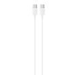 کابل USB-C به USB-C سامسونگ GH39-02115A ویتنام Vietnam شیلد فلزی به طول 1 متر سفید کد 180015