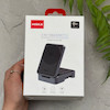 شارژر وایرلس سه کاره Hiska مدل HR-15 - مشکی کد 140487
