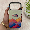 قاب گوشی iPhone 17 Pro آیفون So CooL سوکول اورجینال فانتزی دکمه کرومی طرح The North Face کد E5-161577