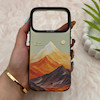 قاب گوشی iPhone 17 Pro آیفون So CooL سوکول اورجینال فانتزی دکمه کرومی طرح Golden Mountain کد E5-161578