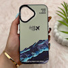 قاب گوشی iPhone 17 آیفون So CooL سوکول اورجینال فانتزی دکمه کرومی طرح The North Face کد 161580