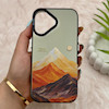 قاب گوشی iPhone 17 آیفون So CooL سوکول اورجینال فانتزی دکمه کرومی طرح Golden Mountain کد 161581