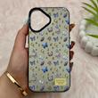 قاب گوشی iPhone 17 آیفون So CooL سوکول اورجینال فانتزی دکمه کرومی طرح پروانه کد 161583