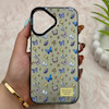 قاب گوشی iPhone 16 آیفون So CooL سوکول اورجینال فانتزی دکمه کرومی طرح پروانه کد E5-161596