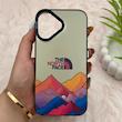 قاب گوشی iPhone 16 آیفون So CooL سوکول اورجینال فانتزی دکمه کرومی طرح The North Face کد E5-161600