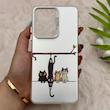 قاب گوشی Poco X7 Pro شیائومی So CooL سوکول اورجینال فانتزی دکمه کرومی طرح گربه کد E5-161617