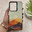 قاب گوشی Redmi A5 - Poco C71 شیائومی So CooL سوکول اورجینال فانتزی دکمه کرومی طرح Golden Mountain کد E5-161644