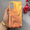 قاب گوشی Galaxy A14 سامسونگ موج دار ابر و بادی براق درجه یک لنز برجسته عسلی کد E19-159131