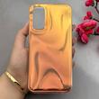 قاب گوشی Galaxy A14 سامسونگ موج دار ابر و بادی براق درجه یک لنز برجسته عسلی کد E19-159131