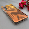 قاب گوشی Galaxy A16 سامسونگ موج دار ابر و بادی براق درجه یک لنز برجسته عسلی کد E19-159133
