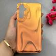 قاب گوشی Galaxy A16 سامسونگ موج دار ابر و بادی براق درجه یک لنز برجسته عسلی کد E19-159133
