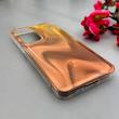 قاب گوشی Galaxy A55 سامسونگ موج دار ابر و بادی براق درجه یک لنز برجسته عسلی کد E19-159136