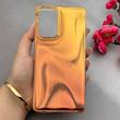 قاب گوشی Galaxy A73 سامسونگ موج دار ابر و بادی براق درجه یک لنز برجسته عسلی کد E19-159138