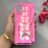 قاب گوشی Galaxy A06 سامسونگ موج دار ابر و بادی براق درجه یک لنز برجسته طرح پروانه صورتی کد E19-159159
