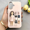قاب گوشی iPhone 16 آیفون طلقی اورجینال هارد PC فانتزی طرح دخترونه کد 161715