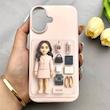 قاب گوشی iPhone 16 آیفون طلقی اورجینال هارد PC فانتزی طرح دخترونه کد 161715