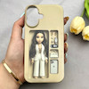 قاب گوشی iPhone 16 آیفون طلقی اورجینال هارد PC فانتزی طرح دخترونه کد 161716