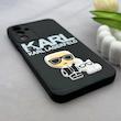 قاب گوشی Galaxy A25 سامسونگ طرح سیلیکونی ژله ای سه بعدی برجسته عروسکی محافظ لنز دار KARL کد 161735