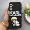 قاب گوشی Galaxy A34 سامسونگ طرح سیلیکونی ژله ای سه بعدی برجسته عروسکی محافظ لنز دار KARL کد 161736