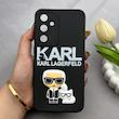 قاب گوشی Galaxy S23 FE سامسونگ طرح سیلیکونی ژله ای سه بعدی برجسته عروسکی محافظ لنز دار KARL کد 161755